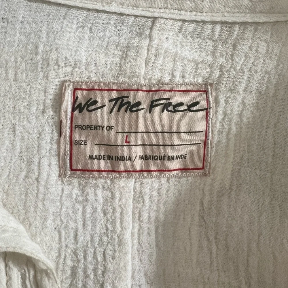 We the Free Oversized Shirt Large - Picture 3 of 5